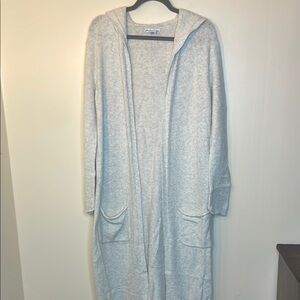 Gray Long Cardigan